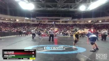 5A 215 lbs Champ. Round 1 - Ian Chavez, Piedra Vista High vs Ryan Stoval, Alamogordo