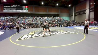 190 lbs 1st Place Match - Carter Vannest, Pitman vs Xander Birakos, Oakdale