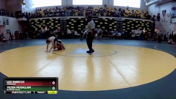 120 lbs Champ. Round 1 - Leo Enricco, CONNEAUT vs Yezen Musallam, OLMSTED FALLS