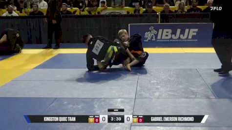 Gabriel Emerson Richmond vs Kingston Quoc Tran 2025 Pan Kids Jiu-Jitsu IBJJF Championship