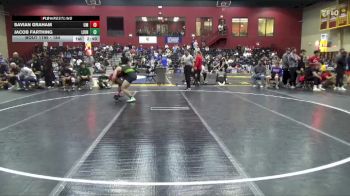 184 lbs Champ. Round 2 - Jacob Farthing, Life University vs Savian Graham, Montevallo