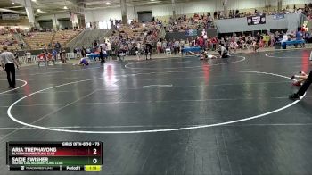 73 lbs Round 1 - Aria Thephavong, Blackman Wrestling Club vs Sadie Swisher, Higher Calling Wrestling Club