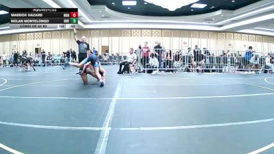 120 lbs Consi Of 64 #2 - Maddox Hazard, High Desert WC vs Nolan Montelongo, Riverside Rascal