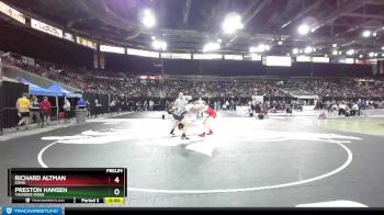 160 lbs Champ. Round 1 - Kade Hall, Homedale vs Benjamin Larson, Hermiston HS