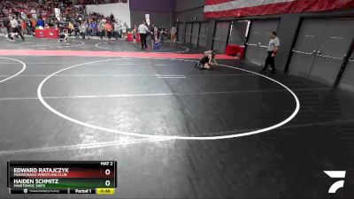 88 lbs Cons. Round 2 - Haiden Schmitz, Manitowoc Ships vs Edward Ratajczyk, Mukwonago Wrestling Club