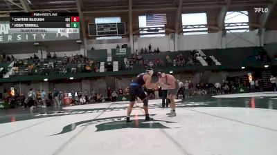 285 lbs Quarterfinal - Carter Blough, GVSU vs Josh Terrill, Michigan State