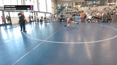 165 lbs Cons. Rd Of 32 - Logan Lopez vs Conner Ware, Stallions Wrestling Club