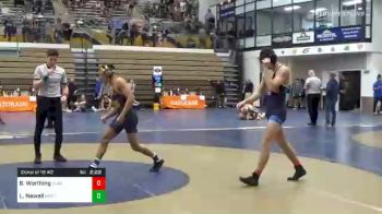 141 lbs Consolation - Brady Worthing, Clarion-Unattached vs Louis Newell, Kent State