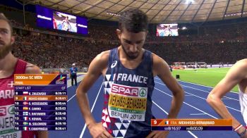 2018 European Championships - Men's 3k Steeplechase, Final