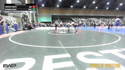 96 lbs Consi Of 16 #2 - Jordan Ineck, Idaho Gold vs Syress Ross, Greenwave Youth Wrestling Club
