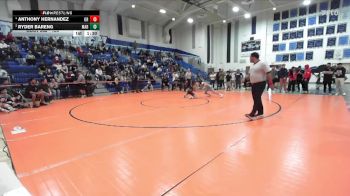 106 lbs 1st Place Match - Anthony Hernandez, Otay Ranch vs Ryder Bareng, Mar Vista