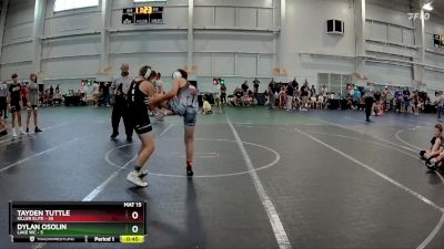 105 lbs Round 3 (8 Team) - Dylan Osolin, Lake WC vs Tayden Tuttle, Killer Elite