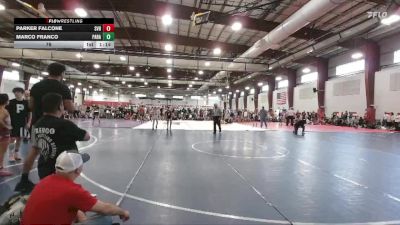 76 lbs Round 3 (8 Team) - Parker Falcone, Steel Valley Renegades vs Marco Franco, Parabellum MS