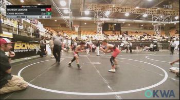90-100 lbs Rr Rnd 5 - Harbor Lemons, Duncan Demon Wrestling vs Caius Moore, Standfast