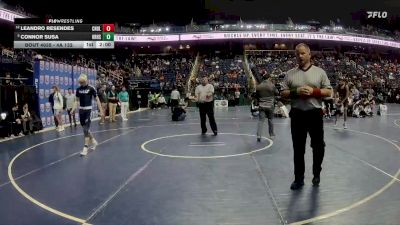 4A 132 lbs Champ. Round 1 - Connor Susa, Hickory Ridge High School vs Leandro Resendes, Corinth-Holders