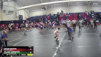 70 lbs Round 2 - Holden Carpenter, Legacy Elite Wrestling vs Jaylen Watson, Cane Bay Cobras