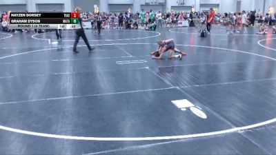 73 lbs Round 1 (4 Team) - Graham Dyson, Mat Assassins White vs Hayzen Dorsey, The Factory