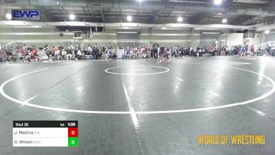 95 lbs Round Of 32 - Julian Medina, Bolingbrook Jr Raiders vs Declyn Wilson, Caveman Wrestling