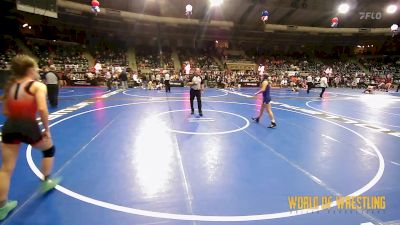 115 lbs Consi Of 8 #1 - Allison Hursh, Marshfield Youth Wrestling vs Abbey Miller, HURRICANE WRESTLING ACADEMY