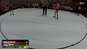 113 lbs Round 1 (8 Team) - Gable Hemann, Team Iowa vs Addisyn Darling, Nebraska Red