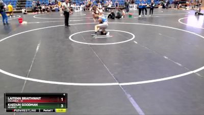 138 lbs Round 5 - Kaedun Goodman, Kearney vs Laitenn Braithwait, Columbus