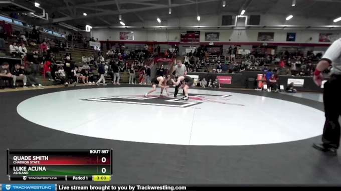125 lbs Cons. Semi - Quade Smith, Chadron State vs Luke Acuna, Ashland