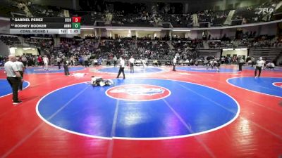 150-5A Cons. Round 1 - Rodney Booker, Arabia Mountain vs Gabriel Perez, Seckinger