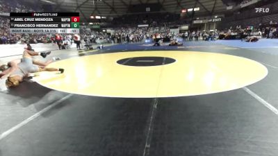 Boys 1A 215 lbs Cons. Round 3 - Francisco Hernandez, Wapato vs Abel Cruz Mendoza, Wapato