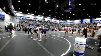 140 lbs Rr Rnd 3 - ELIJAH PETERSON, Darko Valley Wolfpak vs Xzavier Kommer, Tecumseh Youth Wrestling