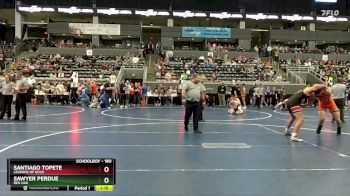 180 lbs 5th Place Match - Sawyer Perdue, Red Oak vs Santiago Topete, Legends Of Gold