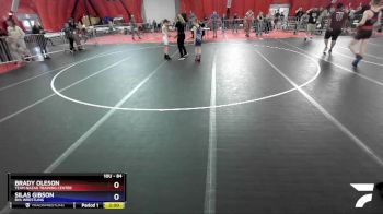 84 lbs Cons. Semi - Brady Oleson, Team Nazar Training Center vs Silas Gibson, BYA Wrestling