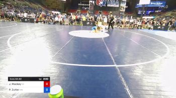 126 lbs Cons 64 #2 - Jaxon Mackey, Nevada vs Parker Zutter, Minnesota