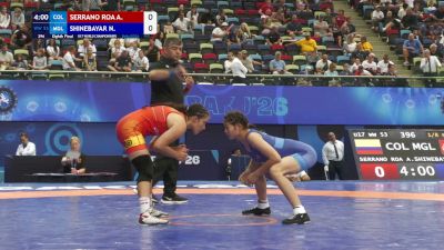 53 kg 1/8 Final - Alejandra Roa, Colombia vs Nomin Shinebayar, Mongolia