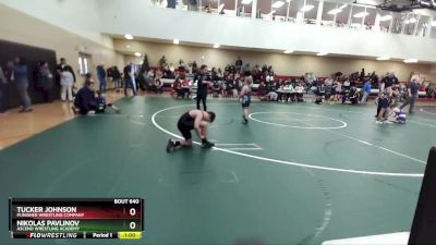 98 lbs Round 3 - Tucker Johnson, Punisher Wrestling Company vs Nikolas Pavlinov, Ascend Wrestling Academy