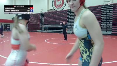 131 lbs Champ. Round 2 - Claire Hume, Unattached vs Aliza Price, Simon Fraser University