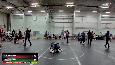 120 lbs Round 5 (8 Team) - Caleb Kosko, Mat Assassins vs Jack Cherry, Kraken