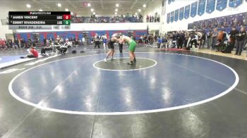 215 lbs Quarterfinal - James Vincent, Lake City vs Emmit Rivadeneira, Lakeland
