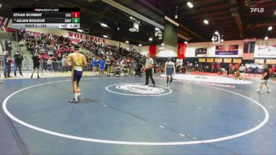106 lbs Champ. Round 1 - Julian Bigueur, Chaparral vs Ethan Schmidt, California (Whittier)