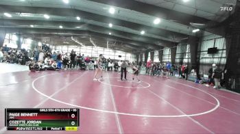 95 lbs 3rd Place Match - Cozette Jordan, Ravage Wrestling Club vs Paige Bennett, JWC