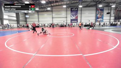 142 lbs Quarterfinal - Ruger Pennington, TN vs Brady Little, NJ