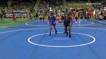 70 lbs Quarterfinal - Jhmari Thompson, Rhodes Supreme Avengers vs Mason Patel, Glenpool Warriors