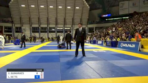 GUILHERME GUIMARAES BORGES OLIMP vs LUCAS SETTE C. VALENTE TOBIAS 2019 World Jiu-Jitsu IBJJF Championship