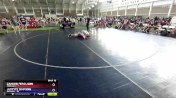 165 lbs Placement Matches (8 Team) - Zander Ferguson, Nebraska vs Justyce Simpson, Michigan