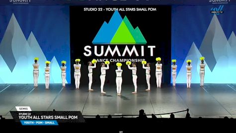 Studio 22 - Youth All Stars Small Pom [2025 Youth - Pom - Small Semis] 2025 The Dance Summit