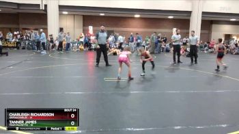 61 lbs Round 6 (8 Team) - Charleigh Richardson, Untouchables vs Tanner James, Team Palmetto