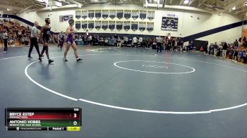 150 lbs Quarterfinal - Bryce Estep, Fremont Ross vs Antonio Hobbs, Benedictine High School