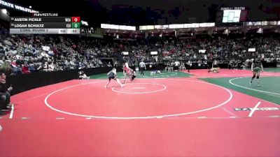 120 lbs Cons. Round 2 - Austin Pickle, WCAA vs Logan Schultz, ELR1