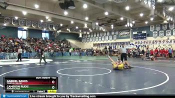 182 lbs Cons. Semi - Cameron Rudis, Murrieta Mesa vs Gabriel Banks, Temecula Valley