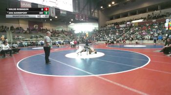 6A 125 lbs Quarterfinal - Ava Davenport, Central vs Khloe Robinson, Bentonville