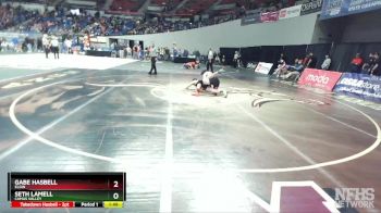 2A/1A-160 Quarterfinal - Seth Lamell, Camas Valley vs Gabe Hasbell, Elgin